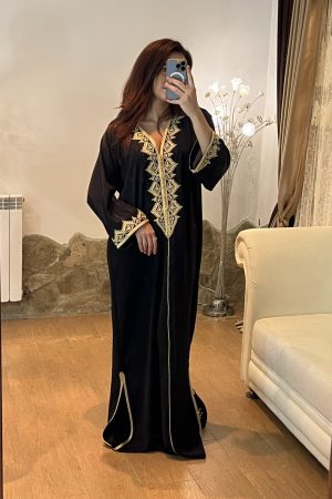 Robe Caftan Fetla Noir