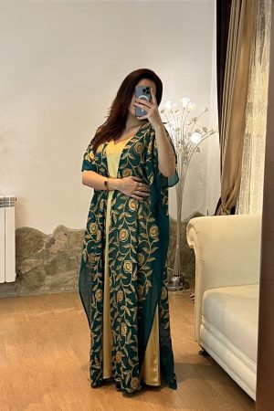 Robe caftan tissu premium