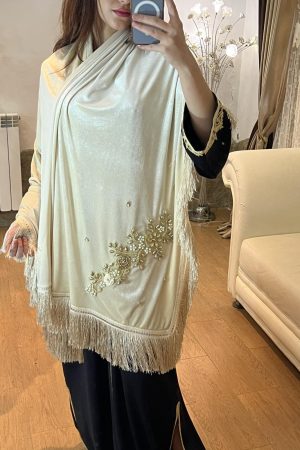 Echarpe Rectongulaire Perler Beige